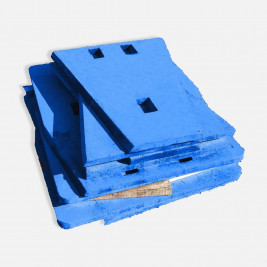 Cheek plate jaw crusher